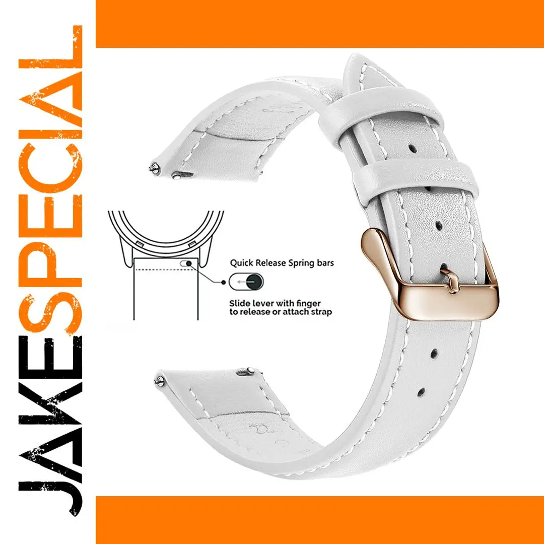 Genuine Leather Watch Band for Samsung & Garmin 1 Genuine Leather Watch Band for Samsung & Garmin