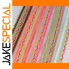 Colorful Jacquard Lace Ribbon 4.3cm x 2 Yards