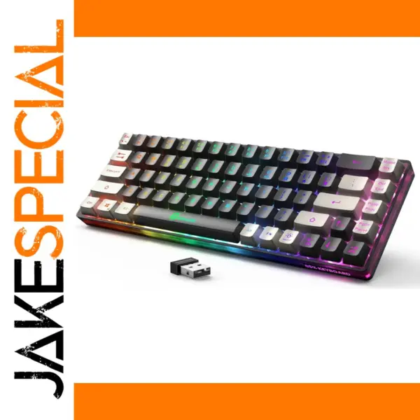 Wireless Rechargeable Gaming Keyboard 68 Keys