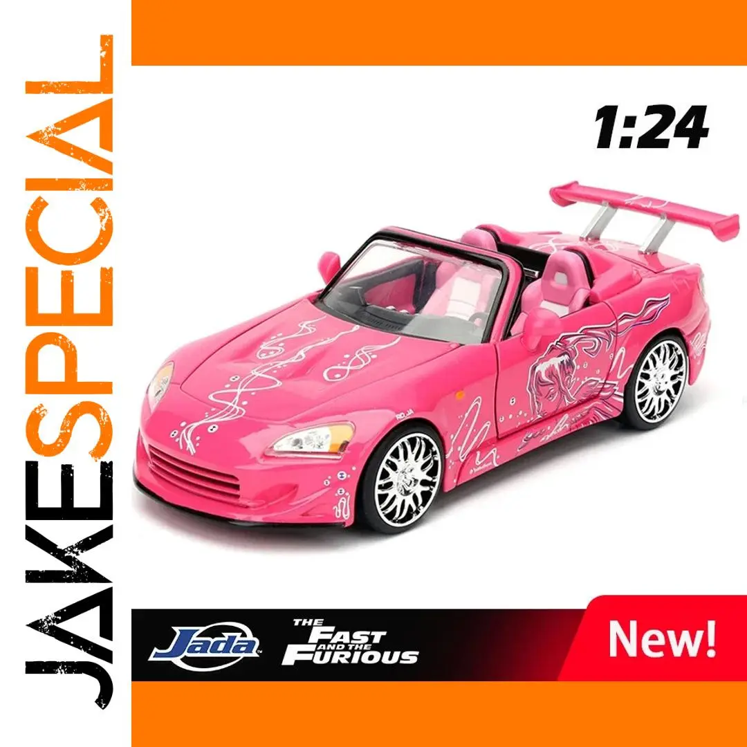 Bright Pink 1:24 Supercar Model Convertible 1 Bright Pink 1:24 Supercar Model Convertible