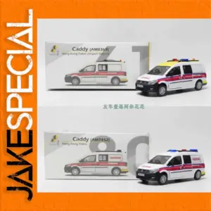TINY 1/64 Scale Caddy Police Model Car