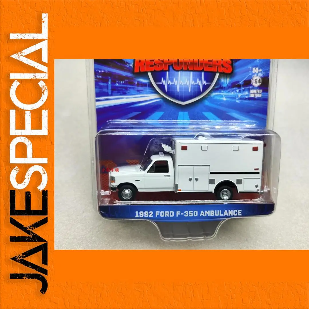 1992 Ford F-350 Ambulance Diecast Model 1:64 1 1992 Ford F-350 Ambulance Diecast Model 1:64