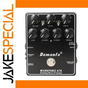 Demonfx Microtubes A7K Analog Bass Preamp Pedal
