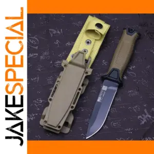 WPKOPYA D2 Steel Tactical Knife with Sheath