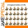 24 WWII British Soldier Minifigures Set