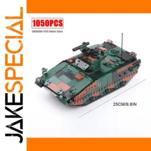 Modern Military Tank Model in Camouflage Design