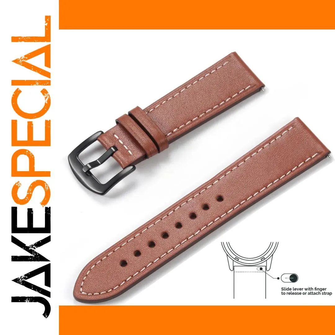 Vintage Leather Watchband for 20mm/22mm Lugs 1 Vintage Leather Watchband for 20mm/22mm Lugs