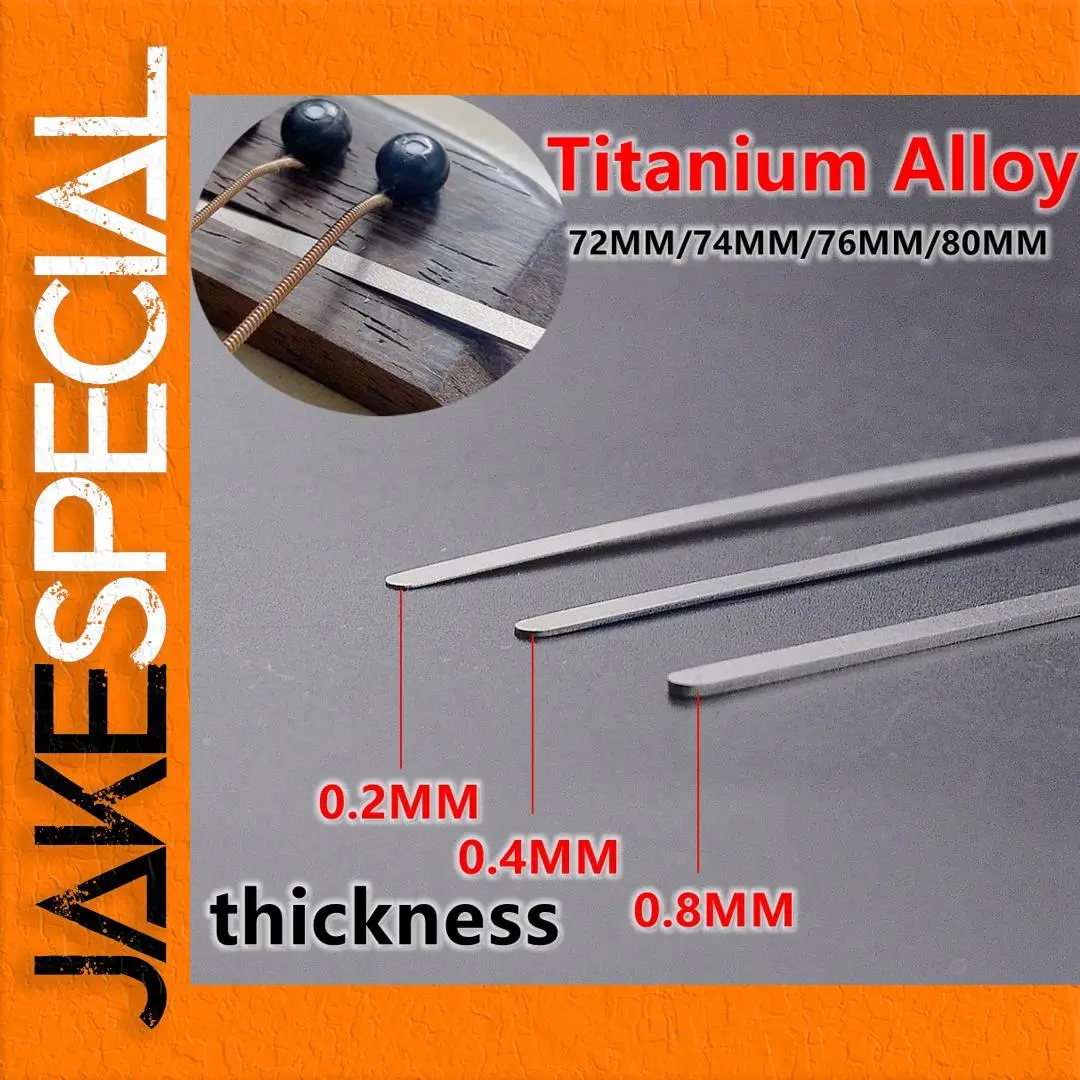 Titanium Alloy Guitar Bridge Nut Height Spacers 1 Titanium Alloy Guitar Bridge Nut Height Spacers