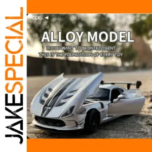 1:32 Scale Silver Dodge Viper ACR SRT Model