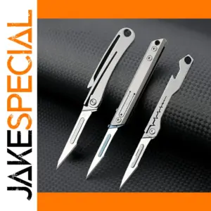 Titanium Alloy Folding Utility Knife Tool