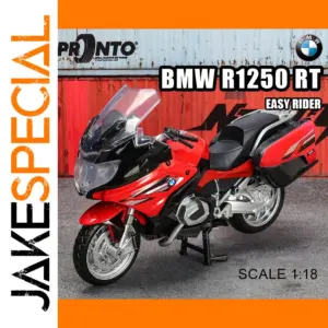 1:18 BMW R1250 RT Motorcycle Model in Red