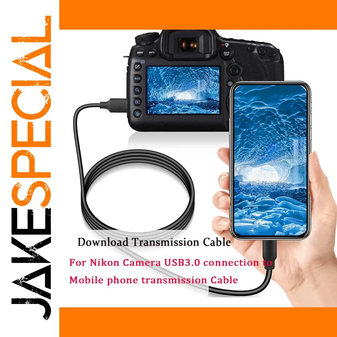 Nikon Camera OTG Cable USB Type-C 1.5m 1 Nikon Camera OTG Cable USB Type-C 1.5m