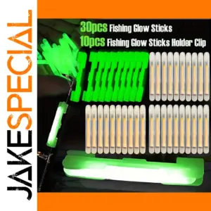 40pcs Night Fishing Glow Sticks Set