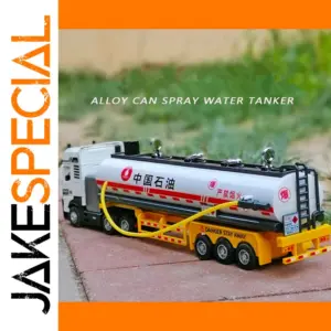 Diecast 1:50 Oil Tank Truck Model