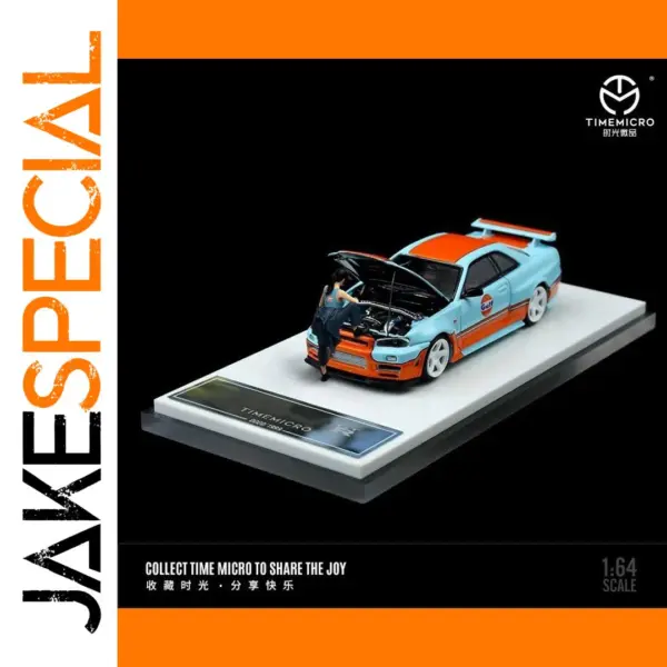 Skyline GTR R34 Z Tune Diecast Model 1:64