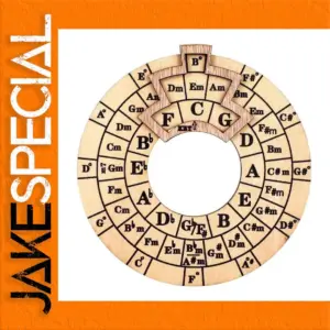 Guitar Chord Wheel for Musicians and Students