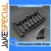 Flipping Saddle 4-String Bass Bridge Black