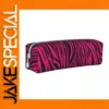 Gothic Pink Zebra Stripes Pencil Case
