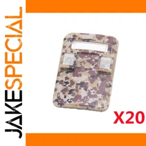 Military Style Camouflage Handheld Shield x20
