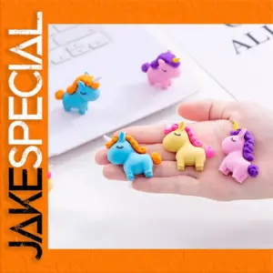 Kawaii Unicorn Eraser Collection Set