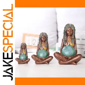 Gaia Goddess Statue - Decorative Resin Figure