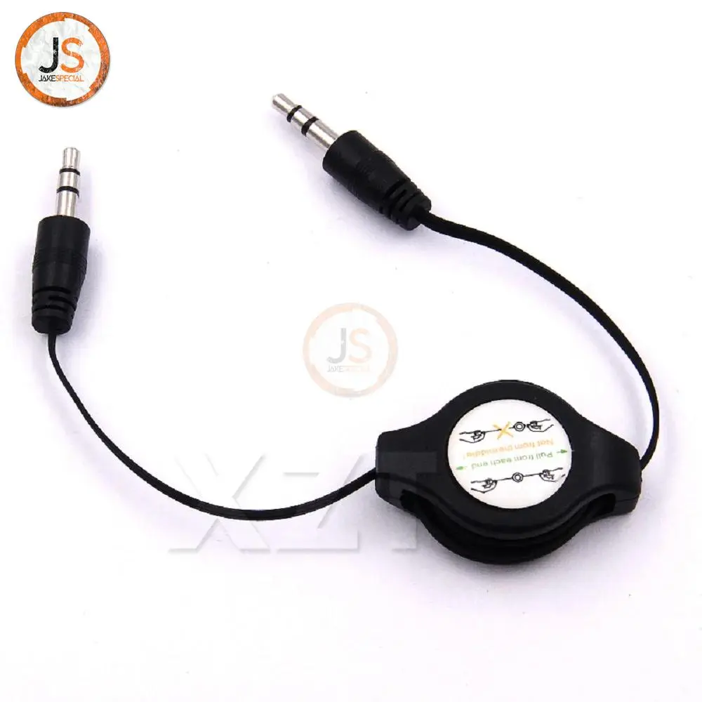 80cm Retractable 3.5mm AUX Audio Cable 3 80cm Retractable 3.5mm AUX Audio Cable - Image 3