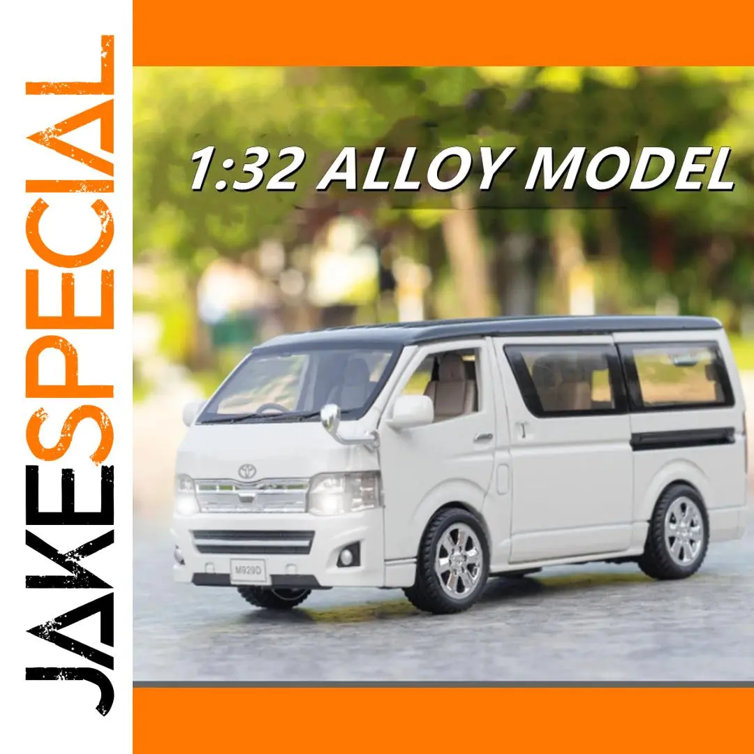 1:32 Toyota Hiace MPV Diecast Model Car 1 1:32 Toyota Hiace MPV Diecast Model Car