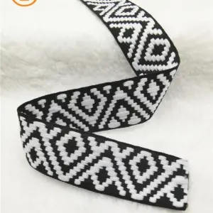1 Inch Geometric Jacquard Ribbon 5 Yards Roll 41 H00ac77749b5a41deaeaa7ea28afb0c2dt