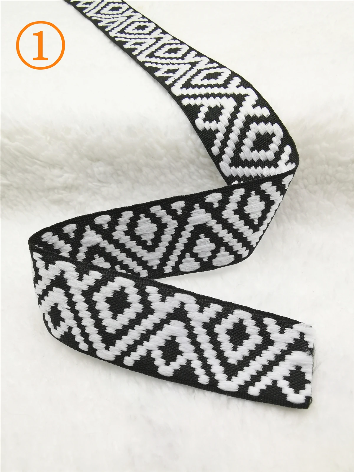 1 Inch Geometric Jacquard Ribbon 5 Yards Roll 18 1 Inch Geometric Jacquard Ribbon 5 Yards Roll - Image 18