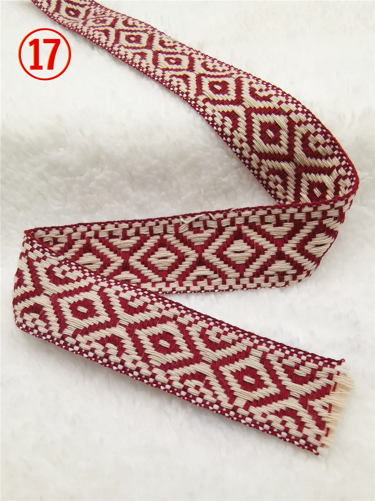 1 Inch Geometric Jacquard Ribbon 5 Yards Roll 11 1 Inch Geometric Jacquard Ribbon 5 Yards Roll - Image 11