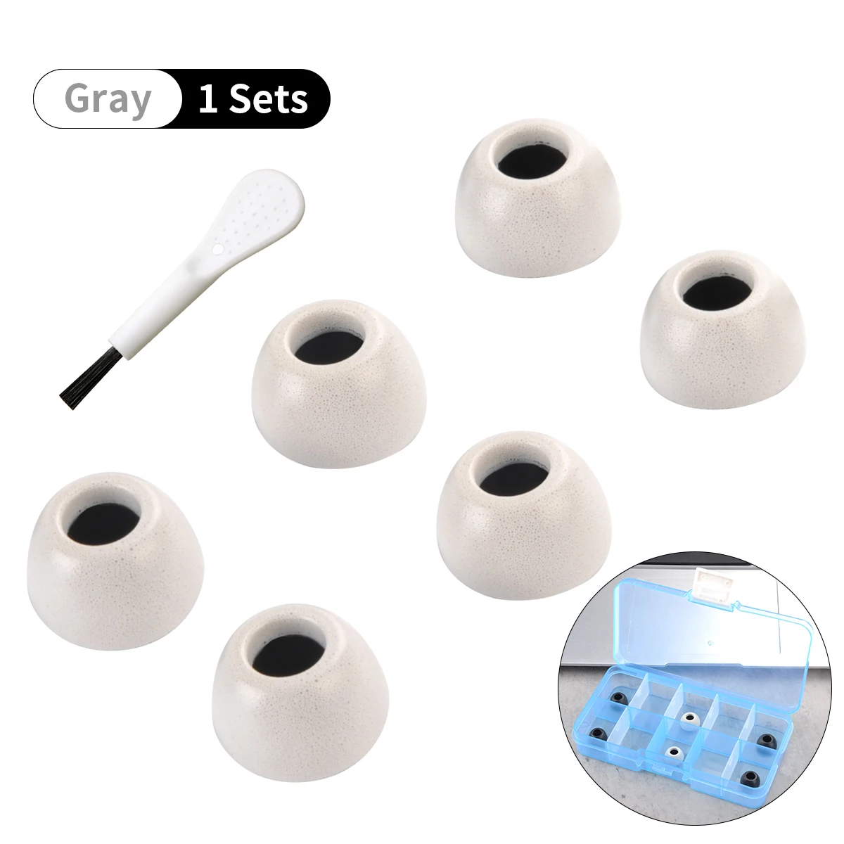 Memory Foam Ear Tips for Sennheiser Earbuds 8 Memory Foam Ear Tips for Sennheiser Earbuds - Image 8