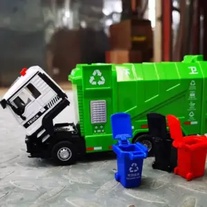 1:50 Scale Vintage Green Garbage Sanitation Truck 10 H102a4a532c854f0c88a20ad87ec83cbcW