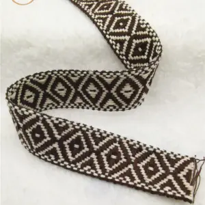 1 Inch Geometric Jacquard Ribbon 5 Yards Roll 37 H104084aadb1c46389e7e08a8ae3a1203D