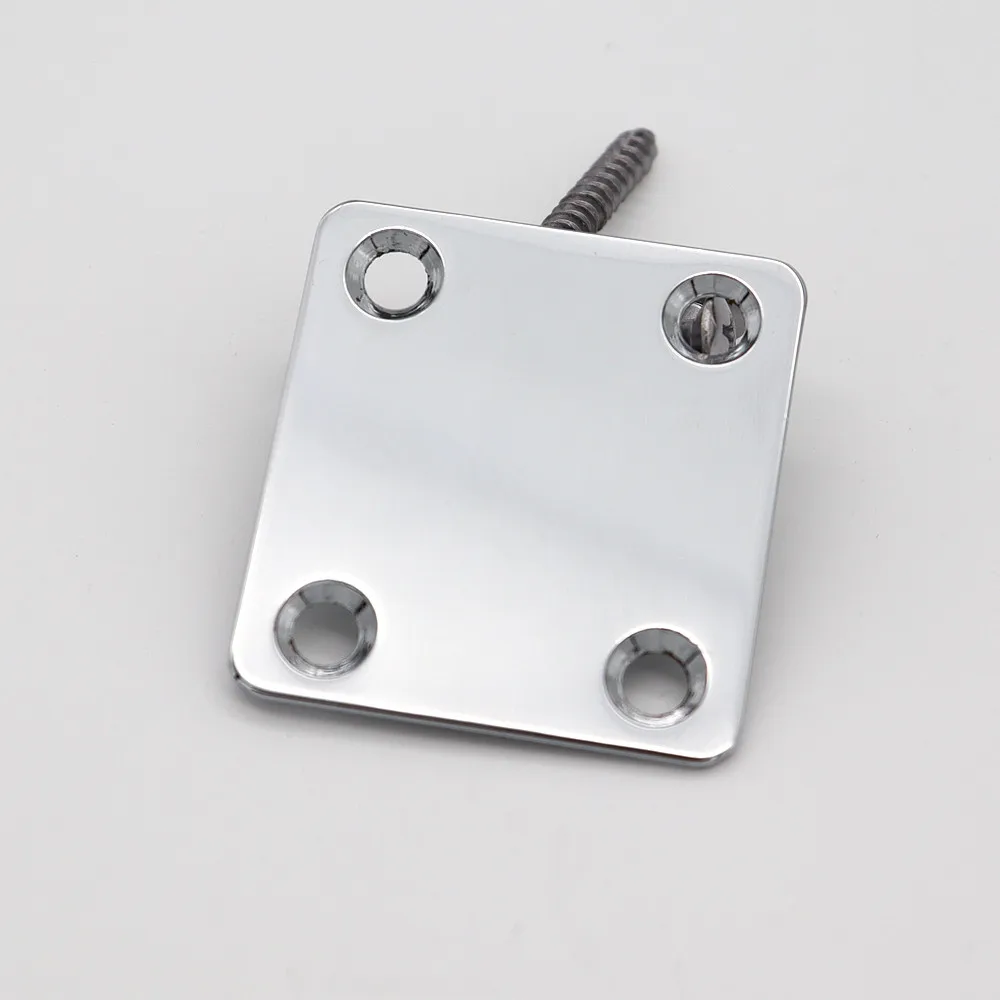 Mini Electric Guitar Neck Plate with Screws 4 Mini Electric Guitar Neck Plate with Screws - Image 4