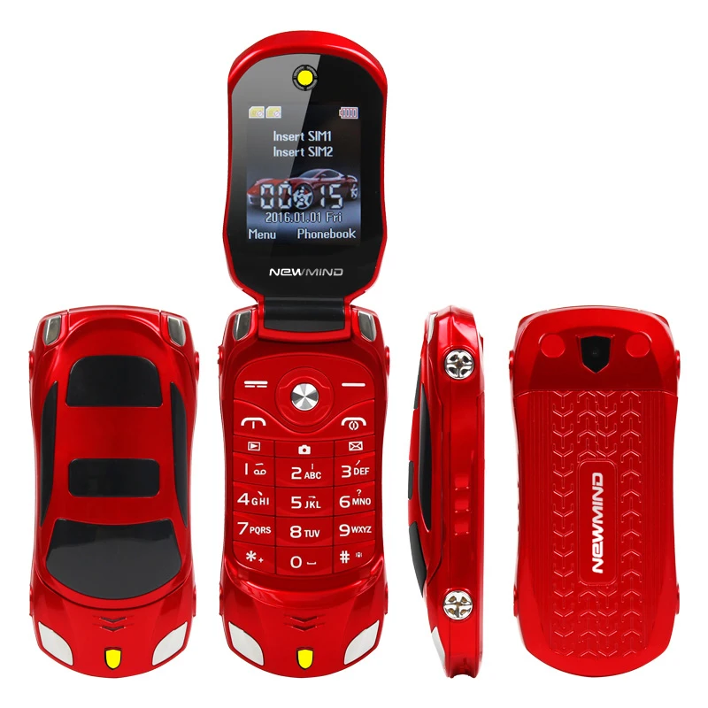 Mini Car Shape Flip Phone with Dual SIM 8 Mini Car Shape Flip Phone with Dual SIM - Image 8