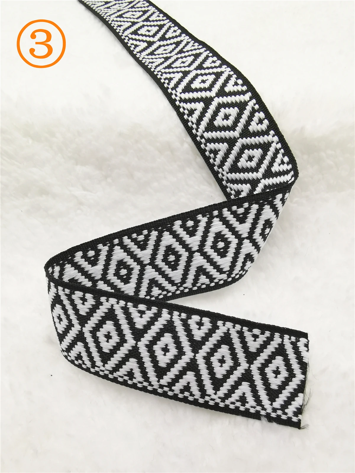 1 Inch Geometric Jacquard Ribbon 5 Yards Roll 21 1 Inch Geometric Jacquard Ribbon 5 Yards Roll - Image 21