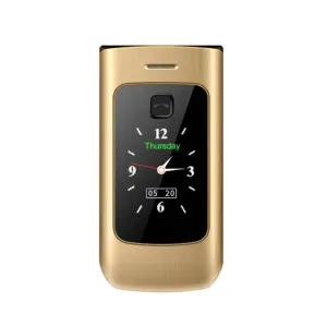 Happyhere F18 Flip Mobile Phone Gold Edition 16 H2377a3dd981a4a62849df2b941ebcd76d