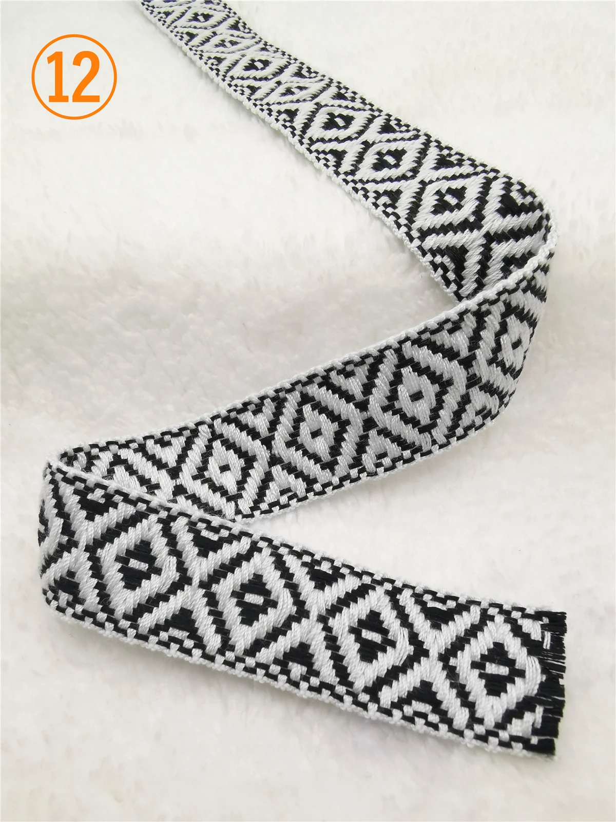 1 Inch Geometric Jacquard Ribbon 5 Yards Roll 10 1 Inch Geometric Jacquard Ribbon 5 Yards Roll - Image 10