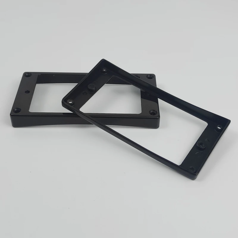 Curved Bottom Metal Humbucker Pickup Rings 2 Curved Bottom Metal Humbucker Pickup Rings - Image 2