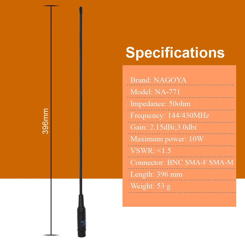Nagoya NA-771 SMA-F Dual Band Antenna 2-Pack 5 Nagoya NA-771 SMA-F Dual Band Antenna 2-Pack - Image 5