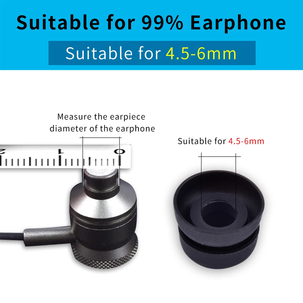 6Pcs Silicone Ear Tips for JBL Headphones 3 6Pcs Silicone Ear Tips for JBL Headphones - Image 3