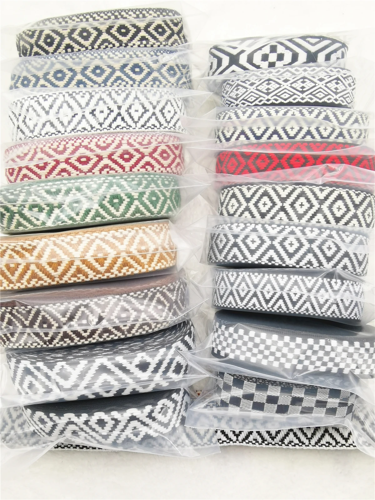 1 Inch Geometric Jacquard Ribbon 5 Yards Roll 6 1 Inch Geometric Jacquard Ribbon 5 Yards Roll - Image 6