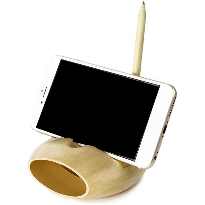 Wooden Phone Stand and Sound Amplifier Holder 2 Wooden Phone Stand and Sound Amplifier Holder - Image 2