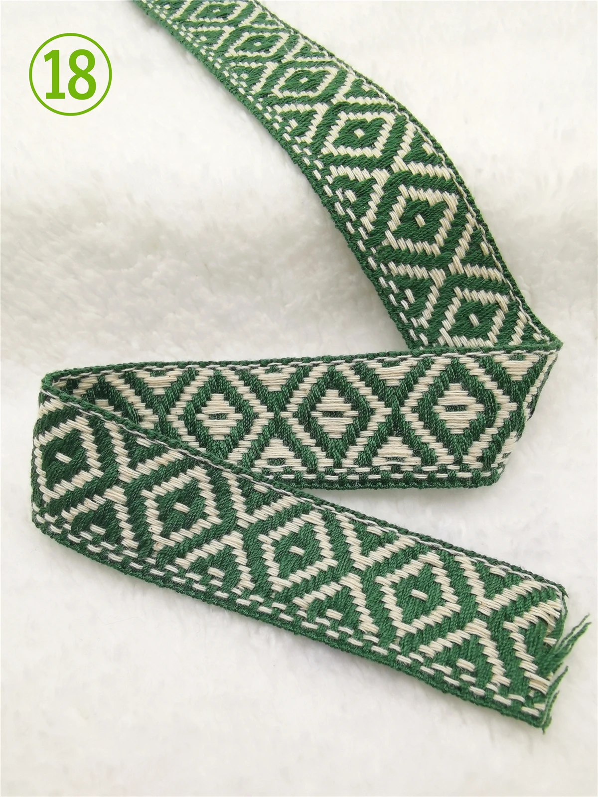 1 Inch Geometric Jacquard Ribbon 5 Yards Roll 12 1 Inch Geometric Jacquard Ribbon 5 Yards Roll - Image 12