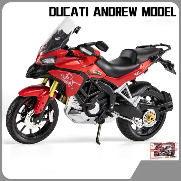 1/12 Scale Ducati MTS Enduro Diecast Model - Image 6