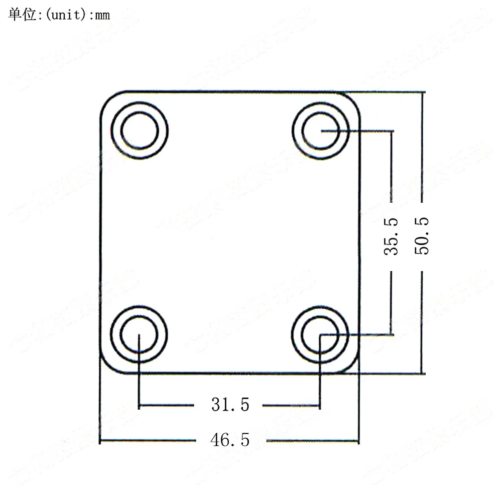 Mini Electric Guitar Neck Plate with Screws 6 Mini Electric Guitar Neck Plate with Screws - Image 6
