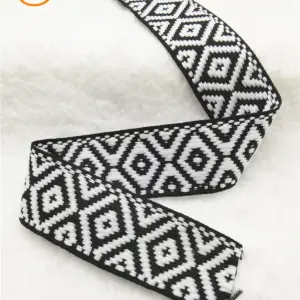 1 Inch Geometric Jacquard Ribbon 5 Yards Roll 42 H7e92e26c72ea43a18cd7bda9c4fb5156N