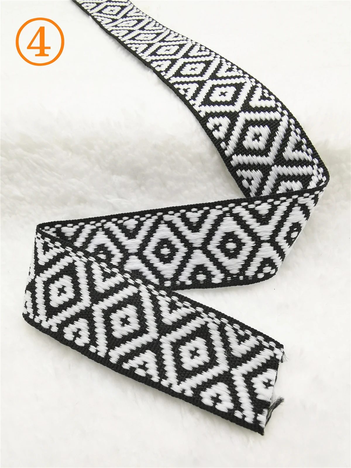 1 Inch Geometric Jacquard Ribbon 5 Yards Roll 19 1 Inch Geometric Jacquard Ribbon 5 Yards Roll - Image 19