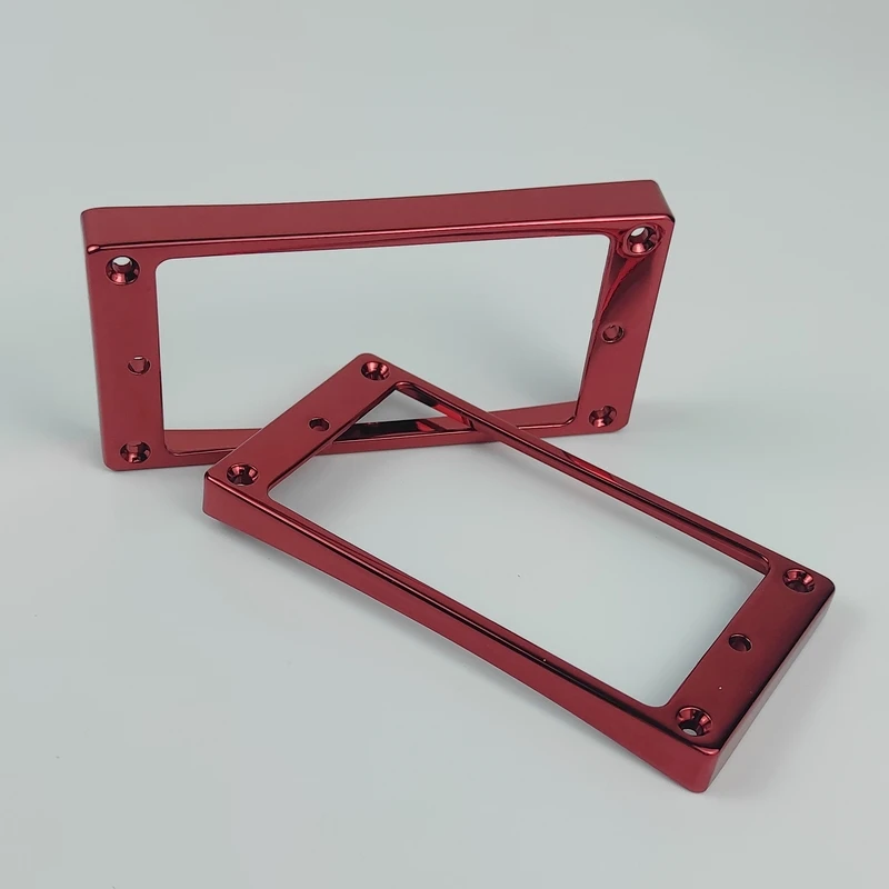 Curved Bottom Metal Humbucker Pickup Rings 4 Curved Bottom Metal Humbucker Pickup Rings - Image 4