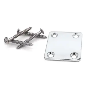Mini Electric Guitar Neck Plate with Screws 15 H912da3d5a04844d18e8973e17f1bf9a3A
